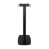 Moderno Base - Black Fluted Large Rect with Radius Edges - Poseur