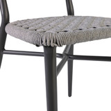 Billy Stacking Rope Side Chair - Dark Grey