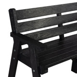 EKO - 3 Seater Park Bench - Black