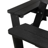 EKO - 8 Seater Round Picnic Table - Black
