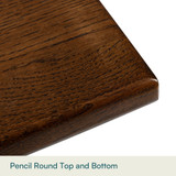 Solid Character Oak Table Top - Customisable