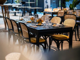 Stylish Event Tables: No Linen Required