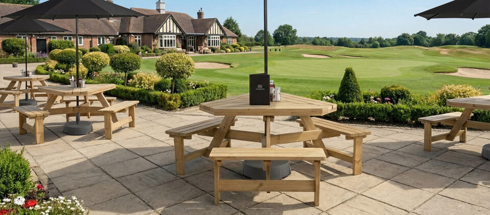 Outdoor Picnic Benches