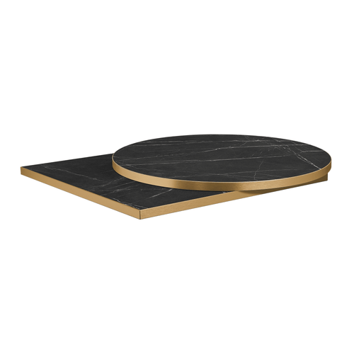 Omega Laminate Table Top - Black Marble Omega Laminate Table Top - Black Marble