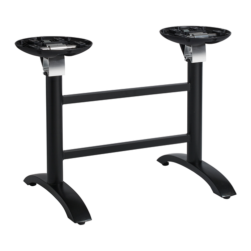 Arno Deluxe Black Double Dining Flip Top Base
