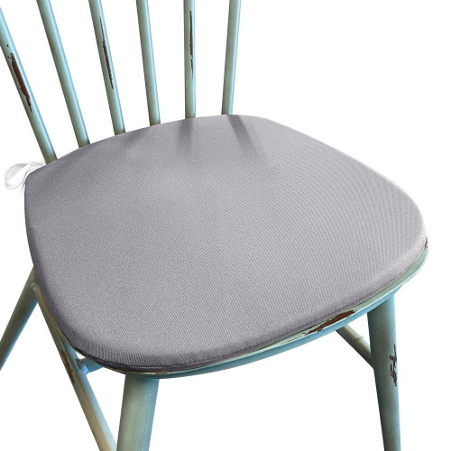 Metola Side Chair/Barstool - Outdoor Cushion Nimbus Grey With Ties