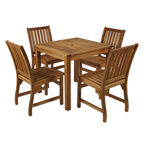 Burford Square Dining Set - 1no. Table and 4no. Chairs Burford Square Dining Set - 1no. Table and 4no. Chairs