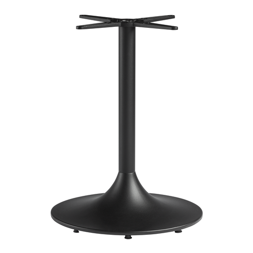 Evo Table Base - Black Small Round Dining Trumpet Style