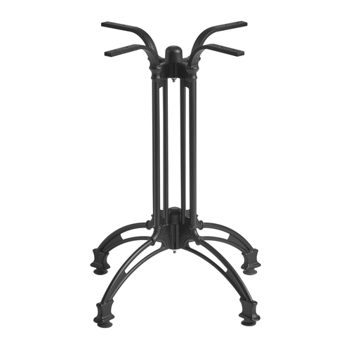 Orleans - 4 Leg Table Base - Black Aluminium - Dining Orleans - 4 Leg Table Base - Black Aluminium - Dining