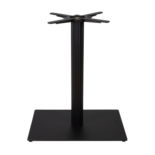 Moderno Base - Black Fluted Small Rect - Dining