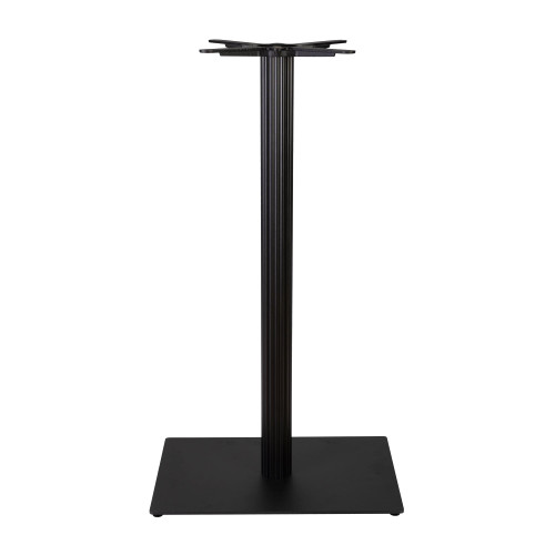 Moderno Base - Black Fluted Small Rect - Poseur
