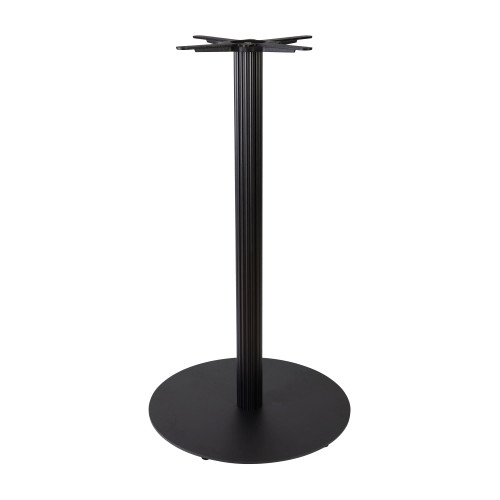 Moderno Base - Black Fluted Large Round - Poseur