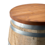 Munster Oak Poseur Barrel Table