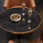 Omega Laminate Table Top - Black Marble