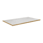 Omega Laminate Table Top - White Carrara Marble
