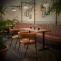 Rustic Solid Oak Table Top - Extra White