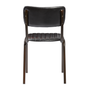 Tavo Stacking Side Chair - Ribbed Upholstered Seat Pad