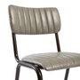 Tavo Stacking Side Chair - Ribbed Upholstered Seat Pad