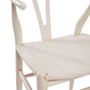 Wishbone Style Armchair - Solid Beech