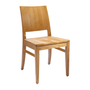 Oxley Side Chair - Light Oak - Solid Seat