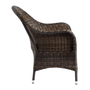 Bentley Armchair - Brown Weave Incl. Beige Seat Cushion