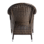Bentley Armchair - Brown Weave Incl. Beige Seat Cushion