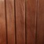 Zanuso Armchair - Genuine Pecan Brown Leather