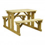Walk-In Picnic Bench - Rect - 8 Seater