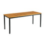 Alaska Tuska Rect Black Dining Table - 180x70cm