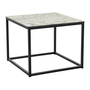 Melrose Coffee Table - Square - White Carrara Marble