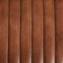 Savanna Sidechair - Genuine Pecan Brown Leather