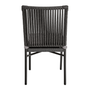 Montana Side Chair Dark Grey Inc. Seat Cushion