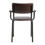 Tavo Stacking Arm Chair - Ribbed Upholstered Seat Pad