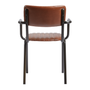 Tavo Stacking Arm Chair - Ribbed Upholstered Seat Pad
