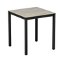 Extrema Cement 'Textured' - Black Dining Table - 79x79cm