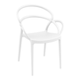 Mila Arm Chair - White