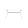 Air Dining Table 180 Rect - White