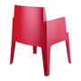 Box Stacking Arm Chair - Red