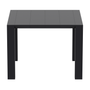 Vegas 100x100/140cm Extendible Table - Black