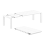 Vegas 100x180/220cm Extendible Table Medium - White
