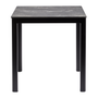 Extrema Black Marble 'Textured' - Black Dining Table