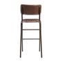 Tavo Stacking Bar Stool - Ribbed Upholstered Seat Pad