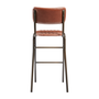 Tavo Stacking Bar Stool - Ribbed Upholstered Seat Pad