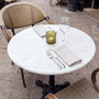 White Carrara Marble Table Top - 20mm