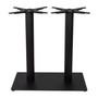 Moderno Base - Black Fluted Large Rect - Dining