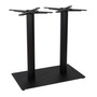 Moderno Base - Black Fluted Large Rect - Dining