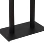 Moderno Base - Black Fluted Large Rect - Mid Height