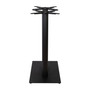Moderno Base - Black Fluted Large Rect - Mid Height