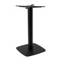 Moderno Base - Black Small Square with Radius Edges - Dining