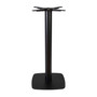 Moderno Base - Black Small Square with Radius Edges - Mid Height
